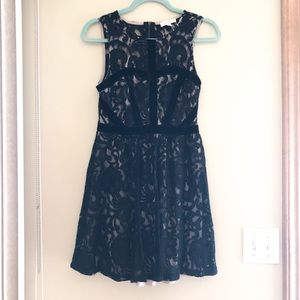 Black lace dress